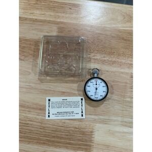 Meylan Mechanical Stopwatch Vintage Bausch‎ & Lomb C09699 Works w/ Case